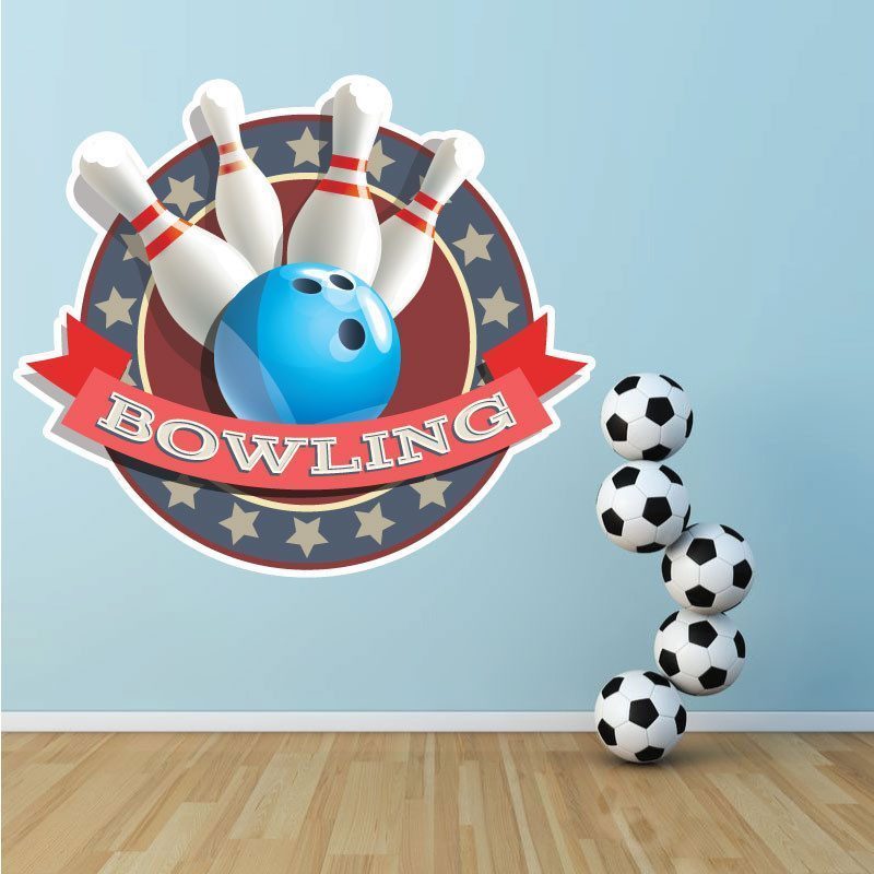 Sticker Bowling Deco intérieur - 1