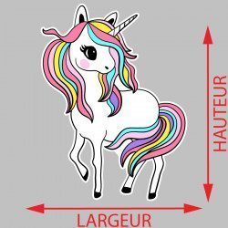 Sticker Licorne Deco intérieur - 2