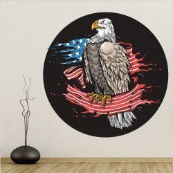 Sticker aigle Américain Deco intérieur - 1