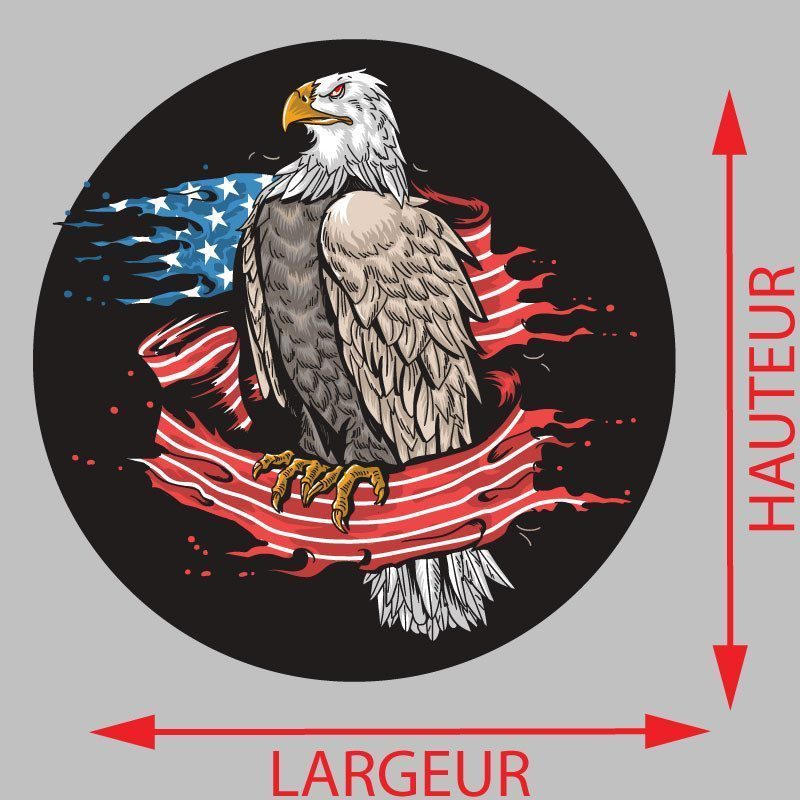 Housesweet Capot De Voiture Autocollants En Vinyle Aigle Autocollant