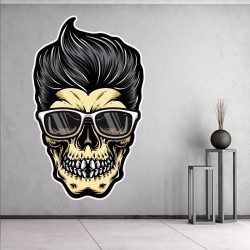 Sticker Fashion Tête de mort Deco intérieur - 1