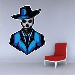 Sticker Mafia Skull Deco intérieur - 1
