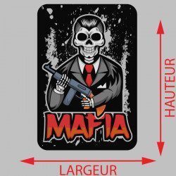 Sticker Mafia Tête De Mort Deco intérieur - 2