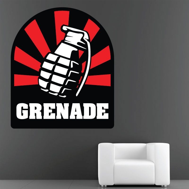 Sticker Grenade Deco intérieur - 1