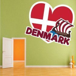 Sticker Danmark Deco intérieur - 1