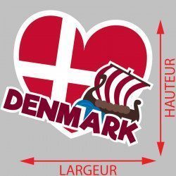 Sticker Danmark Deco intérieur - 2