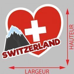 Sticker Switzerland Deco intérieur - 2