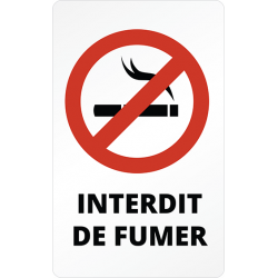  Sticker Panneau Interdit De Fumer