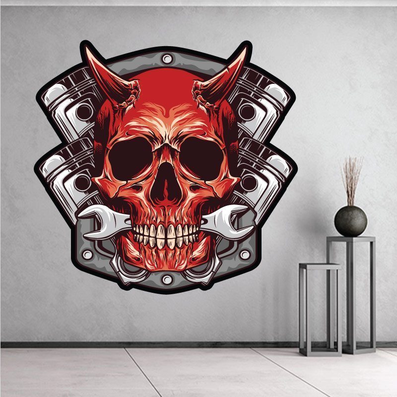 Sticker Devil Motor Deco intérieur - 1