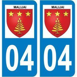Sticker Plaque Malijai 04350 - 1