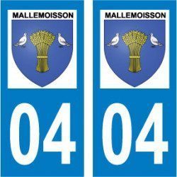 Sticker Plaque Mallemoisson 04510 - 1