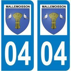 Sticker Plaque Mallemoisson 04510 - 2
