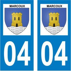Sticker Plaque Marcoux 04420 - 2