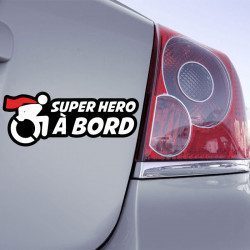 Autocollant Handicapé Super Hero - 1
