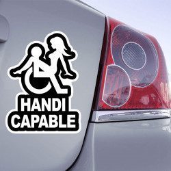 Autocollant Handicapable - 1