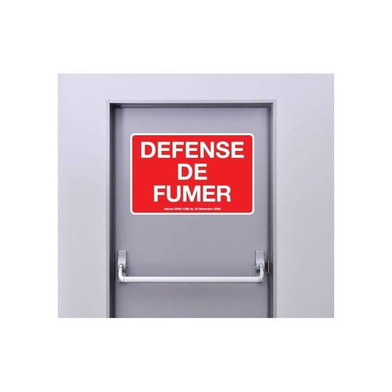Autocollant Panneau Defense De Fumer Autocollant Panneau Defense De Fumer