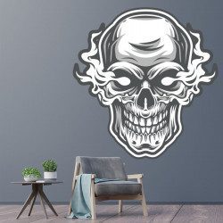 Sticker Skull Smoke Deco intérieur - 2
