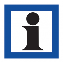  Sticker Panneau Point D'Information