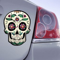 Autocollant Calavera skull Mexique - 1