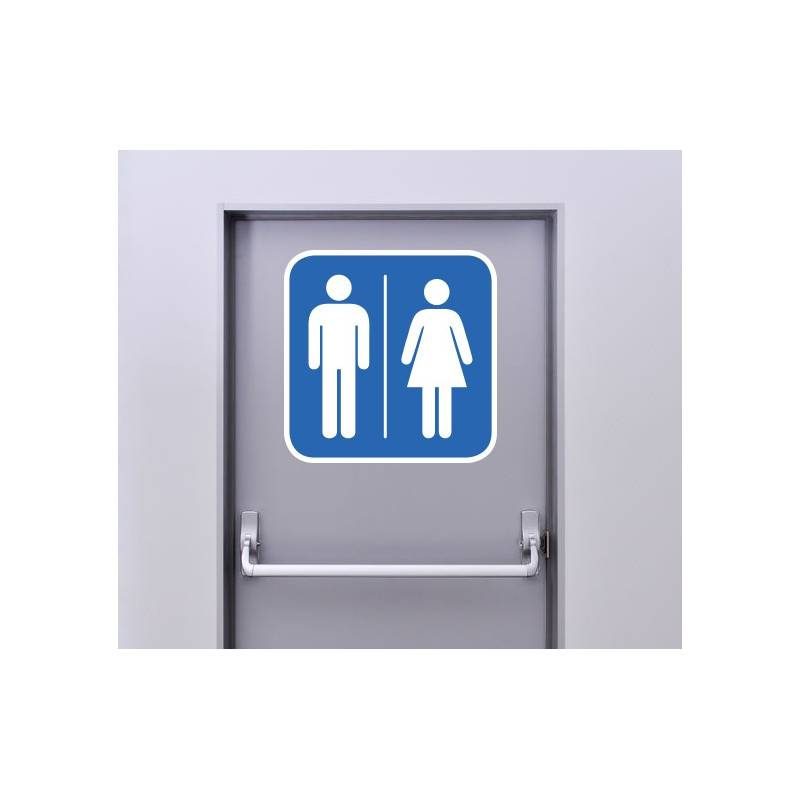 Autocollant Panneau Toilette Autocollant Panneau Toilette