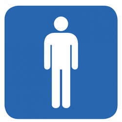  Sticker Panneau Toilette Pour Homme