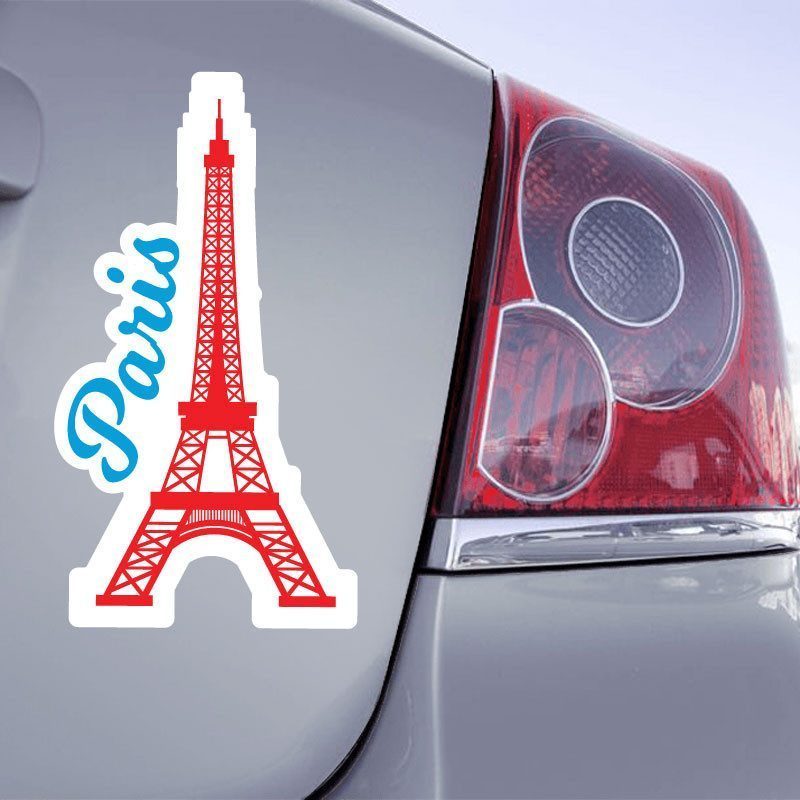 Autocollant voiture Paris - Sticker voiture Paris