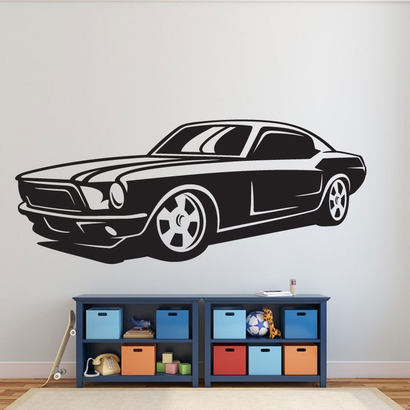 Autocollant Voiture Mustang - 1
