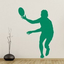 Autocollant Rugbyman Silhouette - 10