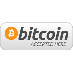  Sticker Panneau Bitcoin Accepted Here
