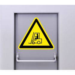 Autocollant Signalisation Panneau Danger Véhicule De Manutention