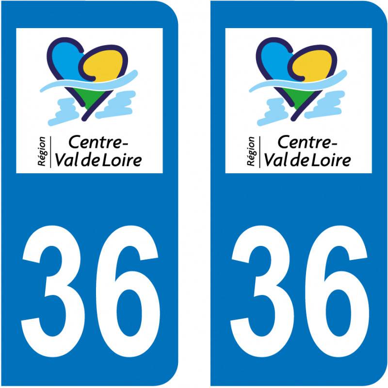 Autocollant Plaque 36 Indre Autocollant Plaque 36 Indre