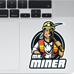 Autocollant Mr. Miner - 1