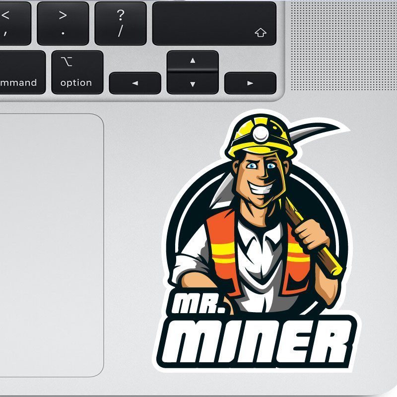 Autocollant Mr. Miner - 1