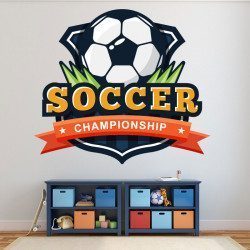 Autocollant Soccer Championship - 1