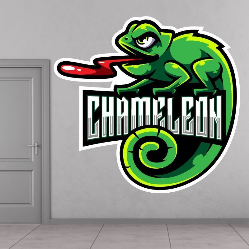 Autocollant Chameleon - 1