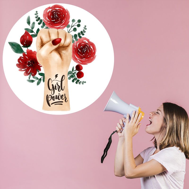 Autocollant Girl Power - 1