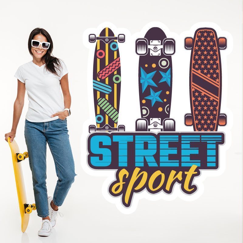 Autocollant intérieur Street Sport - 1