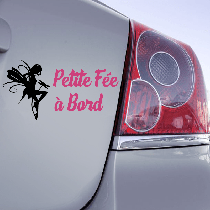 Stickers Fee Jolie - Autocollant Decoration Voiture