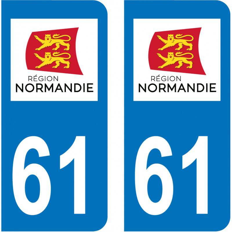 Autocollant Plaque 61 Orne Autocollant Plaque 61 Orne