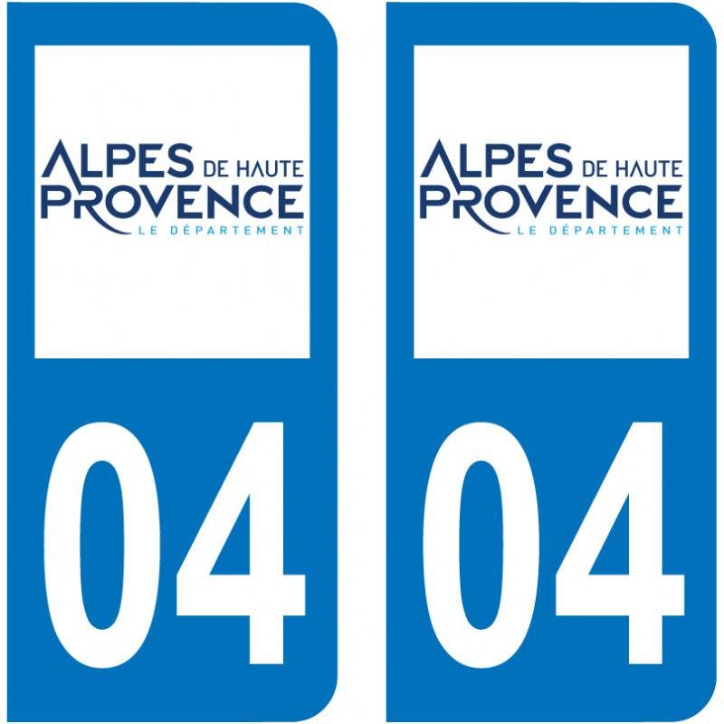 Sticker Plaque 04 Alpes-de-Haute-Provence - 2