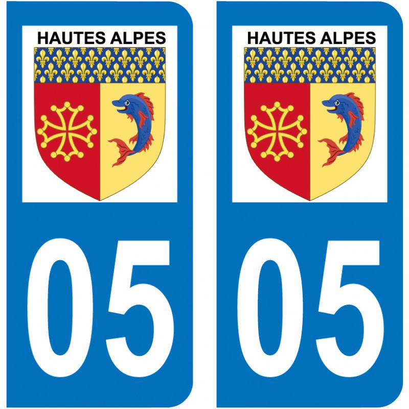 Sticker Plaque 05 Hautes-Alpes - 2