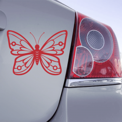 Autocollant Silhouette de Papillon