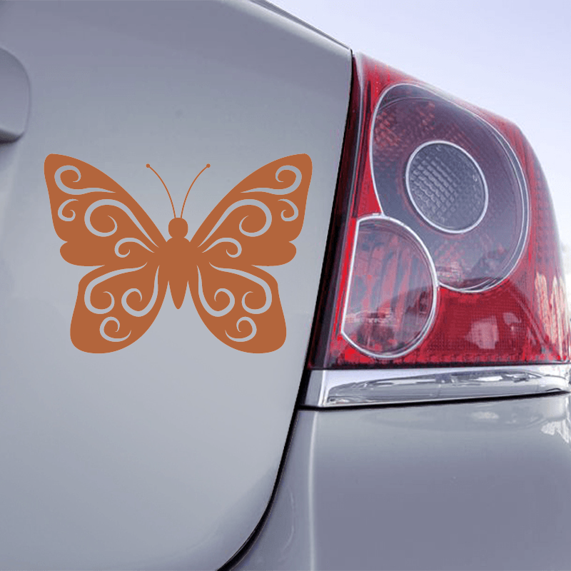 Universel 1 ensemble d'autocollants de carrosserie de voiture papillon  fleur Vine modèle autocollant côté camion vinyle modèle autocollant capot  autocollant