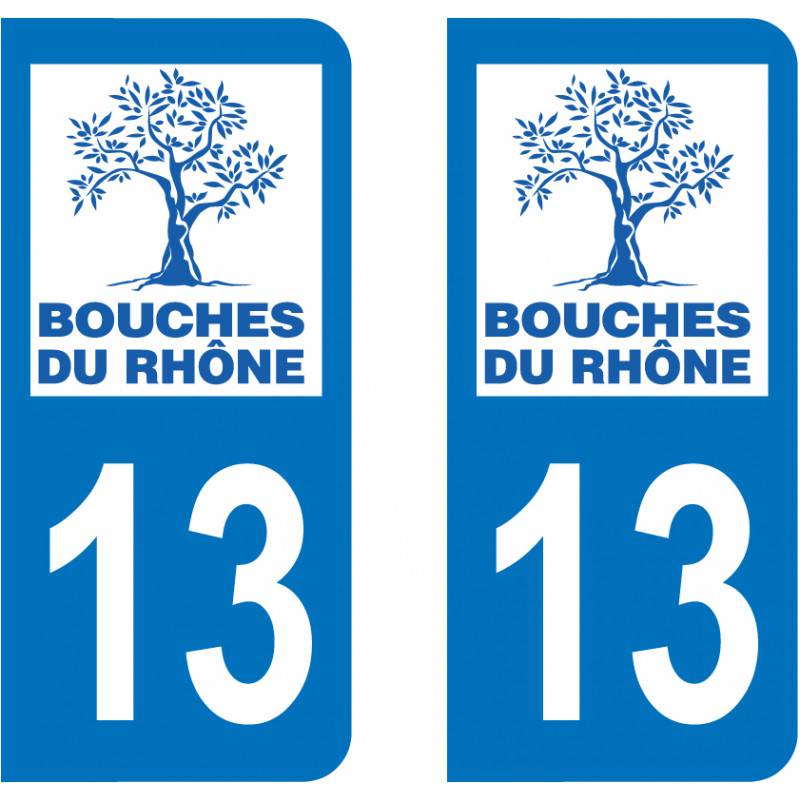 Sticker Plaque 13 Bouches-du-Rhone - 1