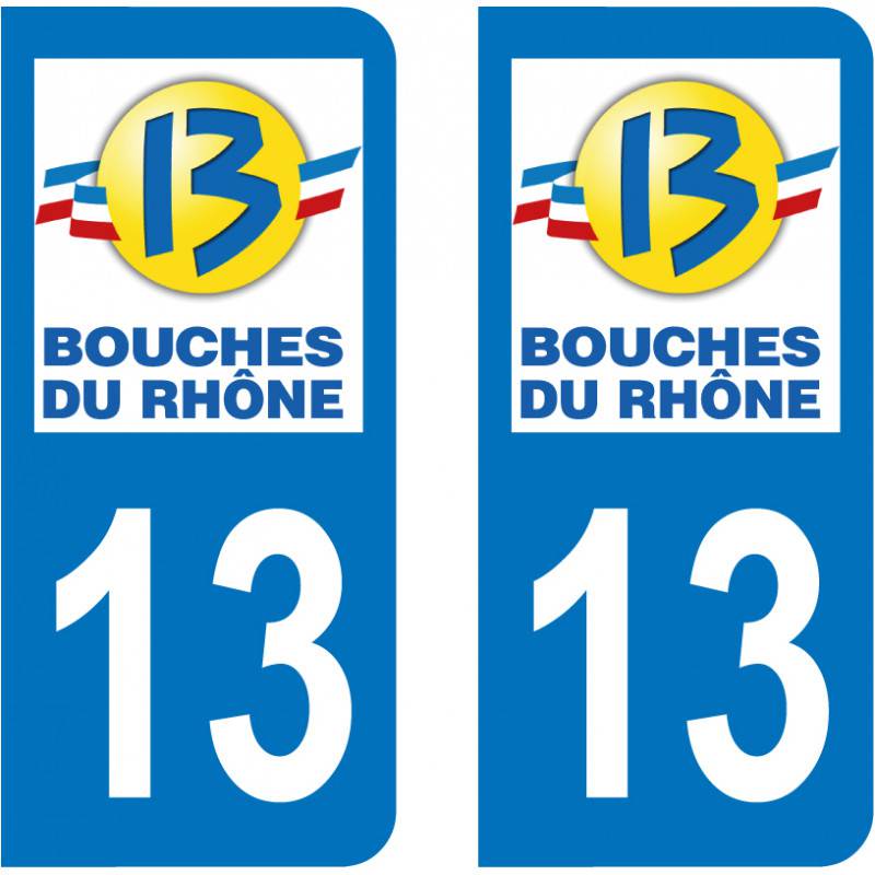 Sticker Plaque 13 Bouches-du-Rhone - 1