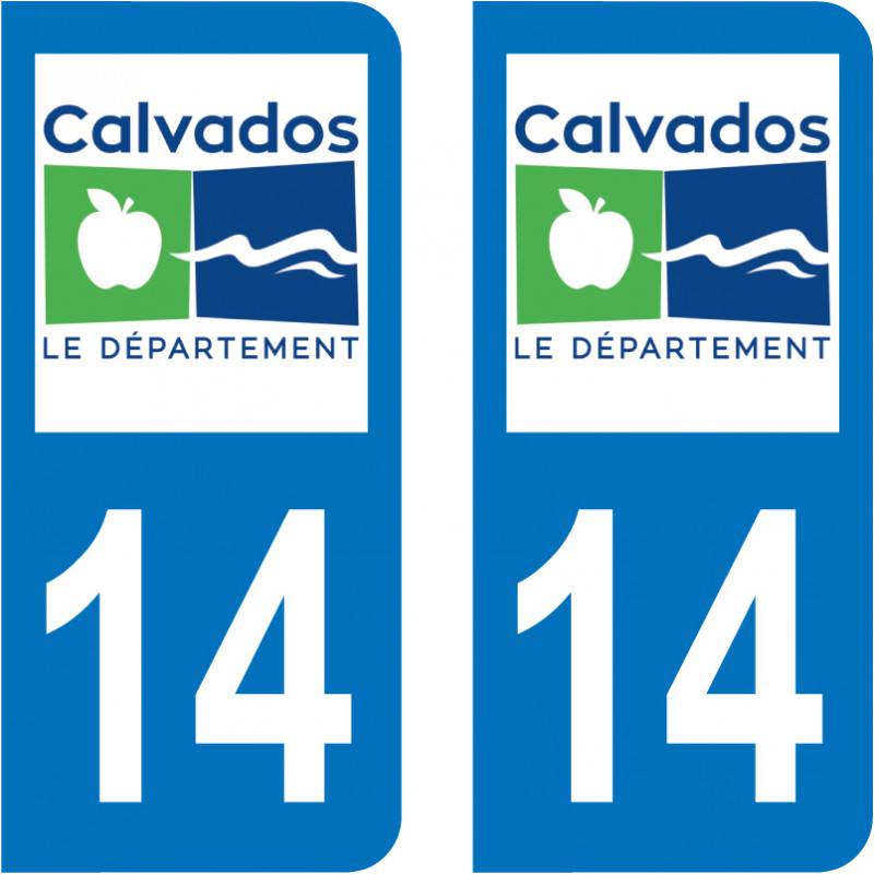 Sticker Plaque 14 Calvados - 1