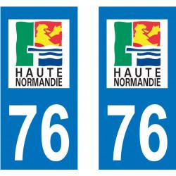 Sticker Plaque 76 Seine Maritime