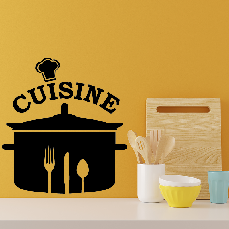 Sticker Cuisine Casserole - Autocollant Cuisine Casserole