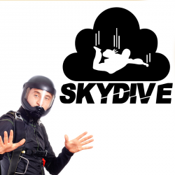 Autocollant Skydive saut - 1