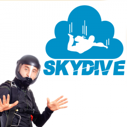 Autocollant Skydive saut